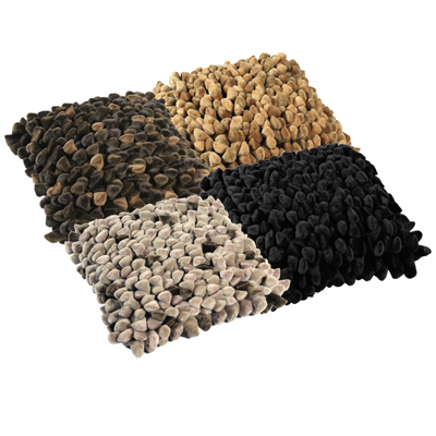 Dreamweavers Earth Chamois Pebble Cushions